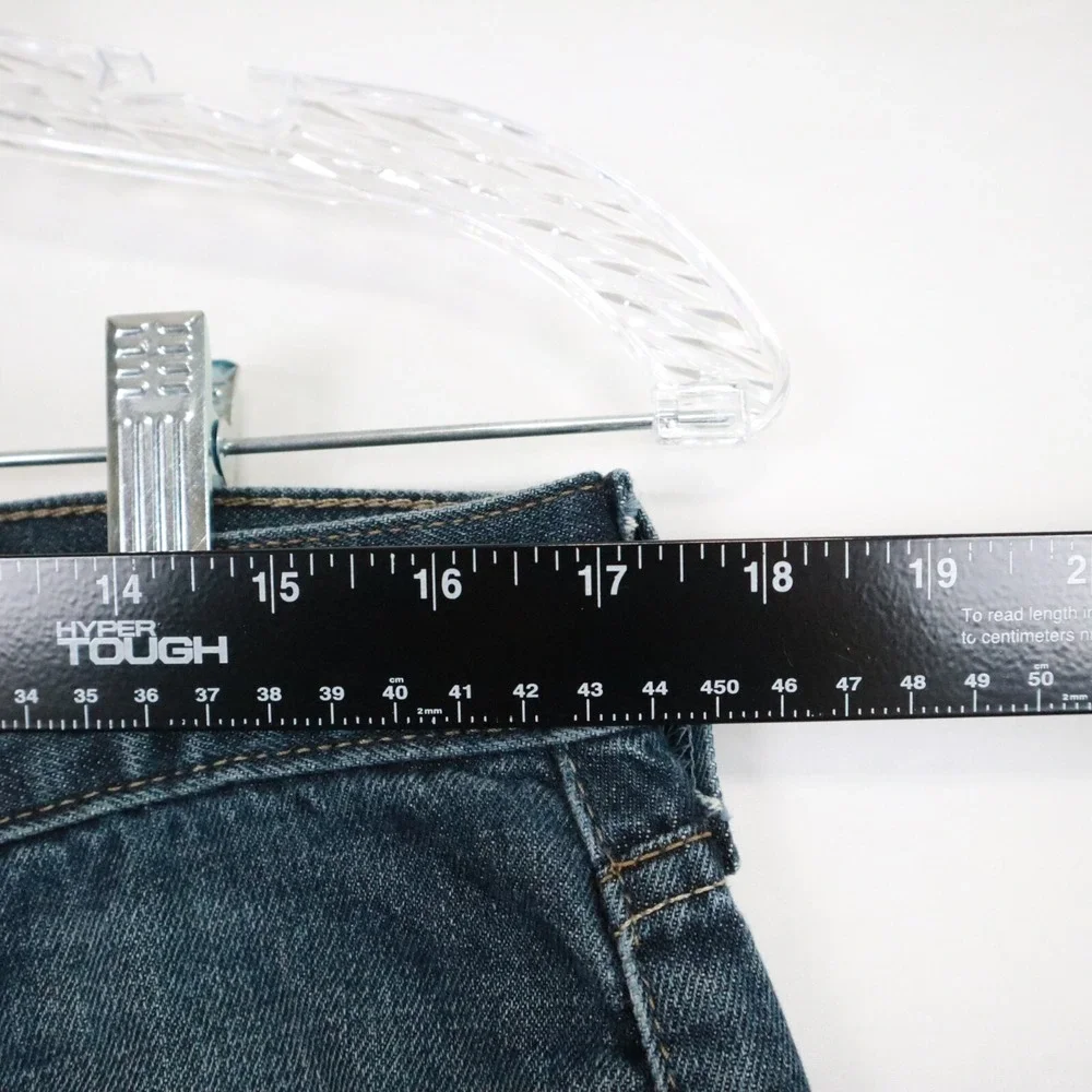 Levi's 514 Jeans Mens 34x32 Slim‎ Straight Fit 5-Pocket Cotton Denim Blue